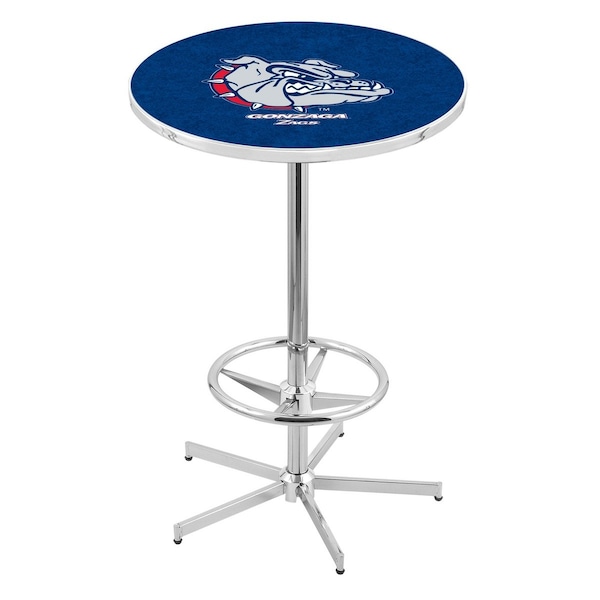 42" Chrome Gonzaga Pub Table